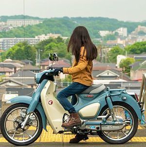 スーパーカブｃ125 パールカデットグレー 納車 2 Cubれてます