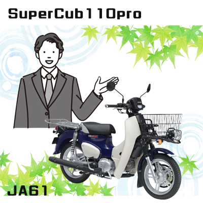 新型スーパーカブ110プロ(JA61)各部署解説: CUBれてます
