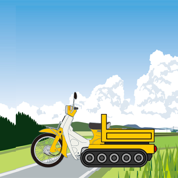 スーパーカブクローラー スーパーカブ50でクローラ運搬車を自作: CUBれてます