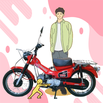 ハンターカブCT110の紹介～副変速機ってどうなの？#2: CUBれてます