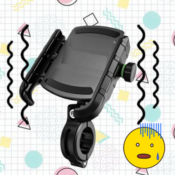 スーパーカブにスマホ防振ホルダー: CUBれてます