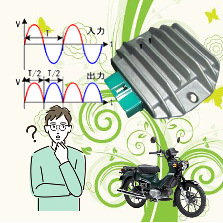 電気不足解消できるか？クロスカブ110 （JA45）を全波整流化！: CUBれ