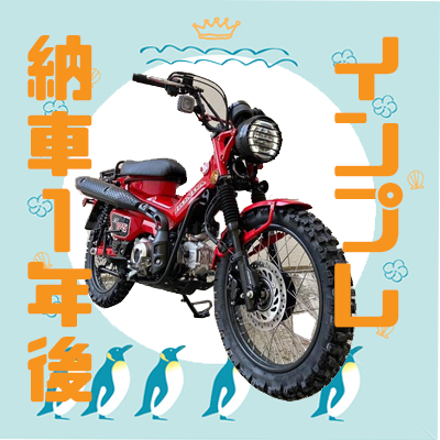 Ct125ハンターカブ 改181cc Cubれてます